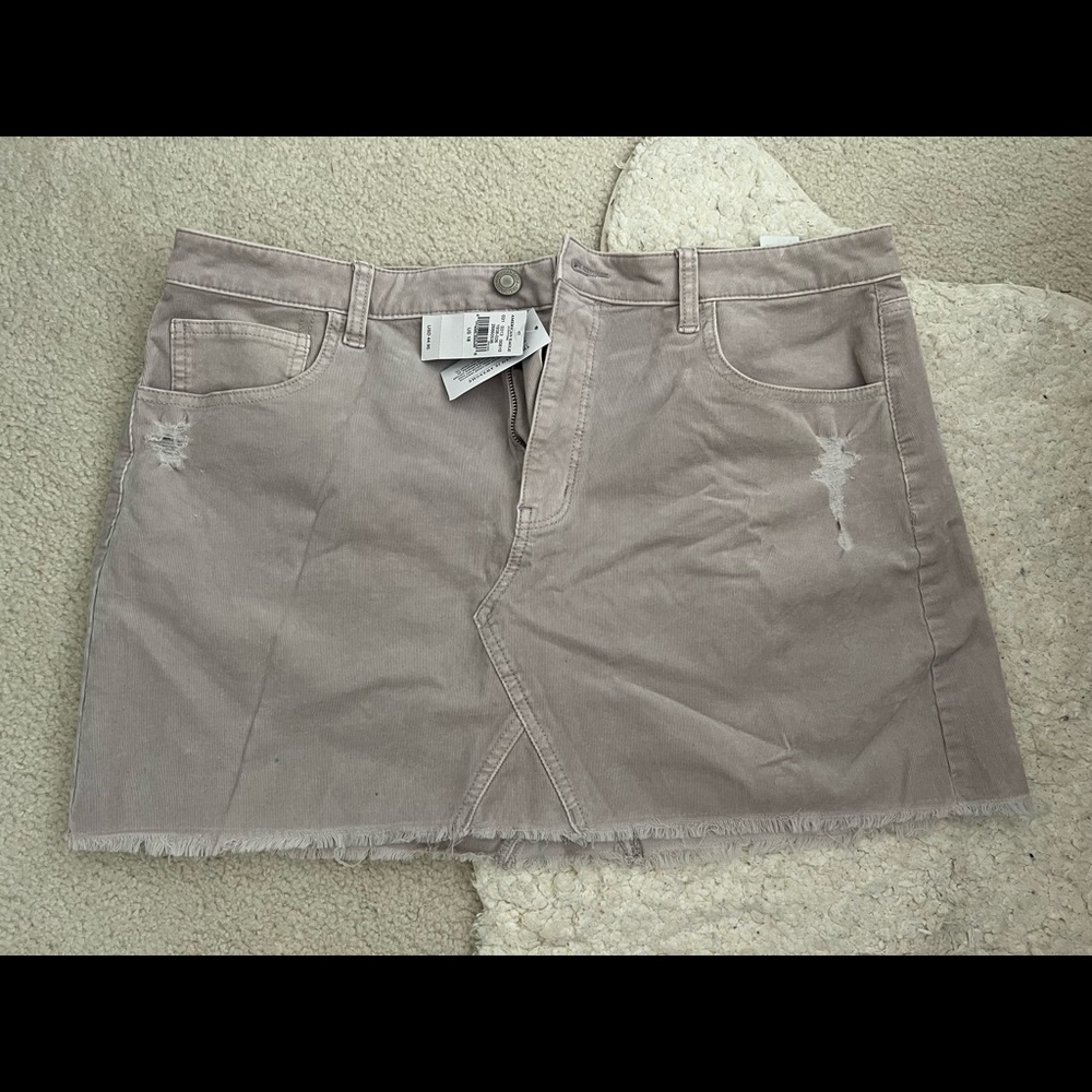 NWT Purple American Eagle Corduroy Skirt